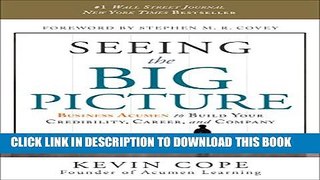 Collection Book Seeing the Big Picture: Business Acumen to Build Your Credibility, Career, and