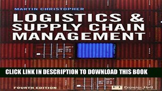 New Book Logistics and Supply Chain Management (4th Edition) (Financial Times Series)