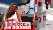 FICC energy drink Umbrella girls for Yonny Hernandez during MotoGP race