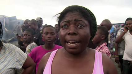 Fire razes police barracks in Lagos