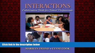 Popular Book Interactions - Collaboration Skills for School Professionals By Friend   Cook (5th,