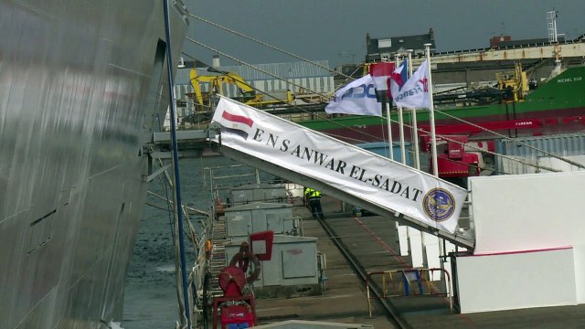 DCNS a livré à l'Egypte le second navire de guerre Mistral