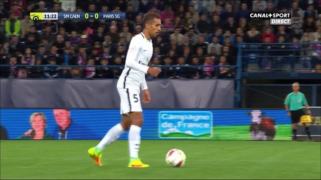 Edinson Cavani Goal HD Caen 0-1 Paris SG 16.09.2016