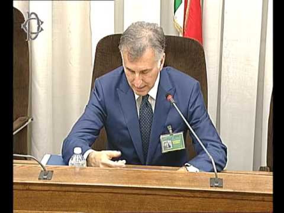 Roma - Audizione Direttore polizia scientifica PS, Luigi Carnevale (15.09.16)