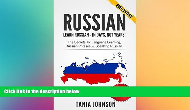 different RUSSIAN - Learn Russian - In Days, Not Years!: The Secrets To Learning, Russian
