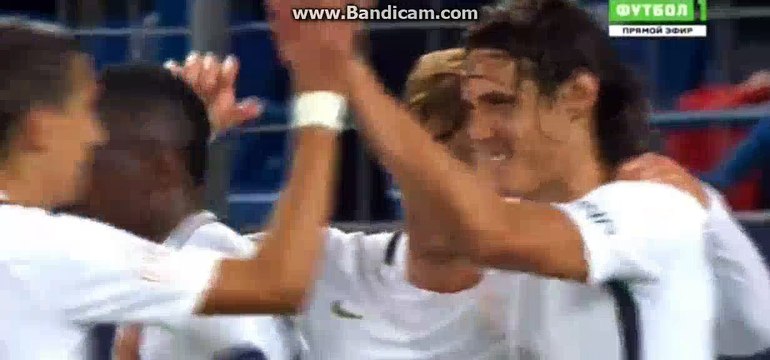 Edinson Cavani Hattrick Goal - Caen 0-3 Paris SG 16.09.2016 HD