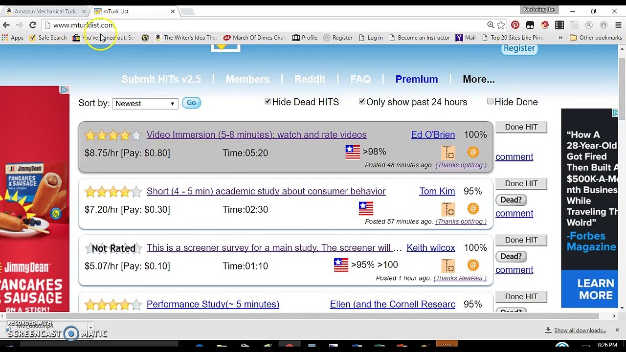 Amazon Turk-How to Earn More Money WIth Less Time