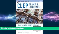 there is  CLEPÂ® Spanish Language Book   Online (CLEP Test Preparation) (English and Spanish