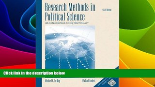 Big Deals  Research Methods in Political Science: An Introduction Using MicroCase ExplorIt  Best