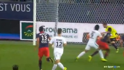 Edinson Cavani Fourth Goal HD - Caen 0-4 PSG 16.09.2016 HD
