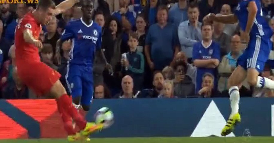 Jordan Henderson Goal HD - Chelsea 0-2 Liverpool  16-09-2016