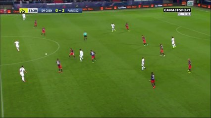 Edinson Cavani Goal HD Caen 0-3 Paris SG 16.09.2016