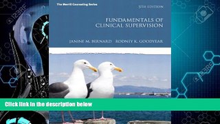 Must Have PDF  Fundamentals of Clinical Supervision (5th Edition) (Merrill Counseling