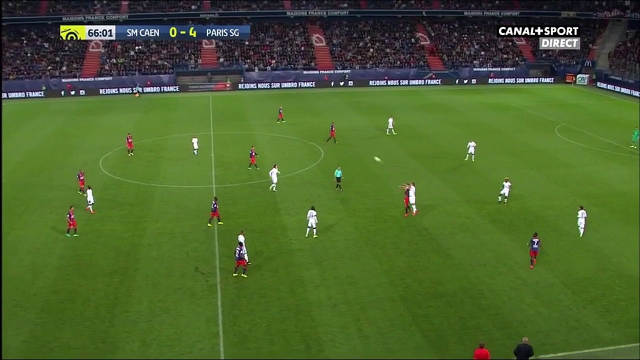 Lucas Moura Goal HD - Caen 0-5 Paris Saint-Germain - 16.09.2016 HD