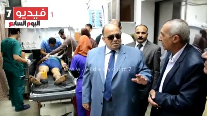 ألفا جنيه لمصابى حادث ميت غمر بالدقهلية وإحالة المتسببين للنيابة العامة