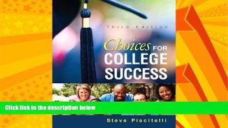 Big Deals  Choices for College Success Plus NEW MyStudentSuccessLab  Update -- Access Card Package