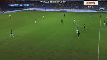 Carlos Bacca Goal HD - UC Sampdoria 0-1 AC Milan - Italy - Serie A 16.09.2016 HD
