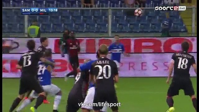 Sampdoria vs AC Milan (0-1) ~ All Goals & Full Highlights ~ 16/09/2016 [HD]