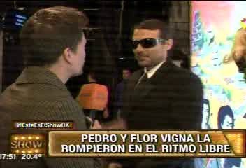 Pedro en back de Ritmo Libre en Este es el Show con Paula - 16 de Septiembre