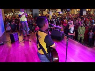 Persembahan Adik Hazury di Kembara Gegar Bersama Shah dan Zura di Mydin Gong Badak Kuala Terengganu