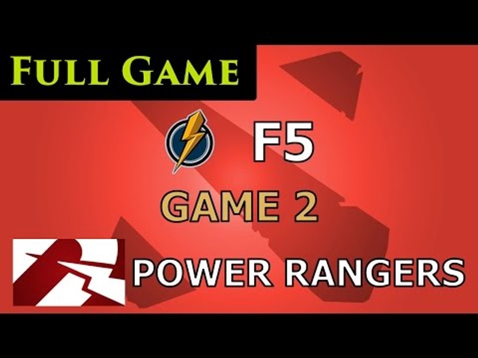 Power Rangers VS Fantastic Five Game 2 Full Game- WellPlay Invitational- Dota 2