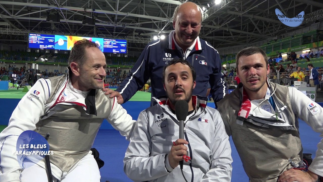 Fleuret par équipe - Médaille de bronze - Jeux Paralympique Rio 2016