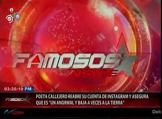 Las palabras del poeta sobre la pregunta que si esta loco o se hace