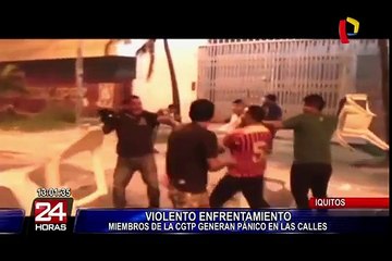 Iquitos: violento enfrentamiento durante reunión del Frente Patriótico