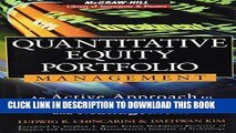 [PDF] Quantitative Equity Portfolio Management: An Active Approach to Portfolio Construction and