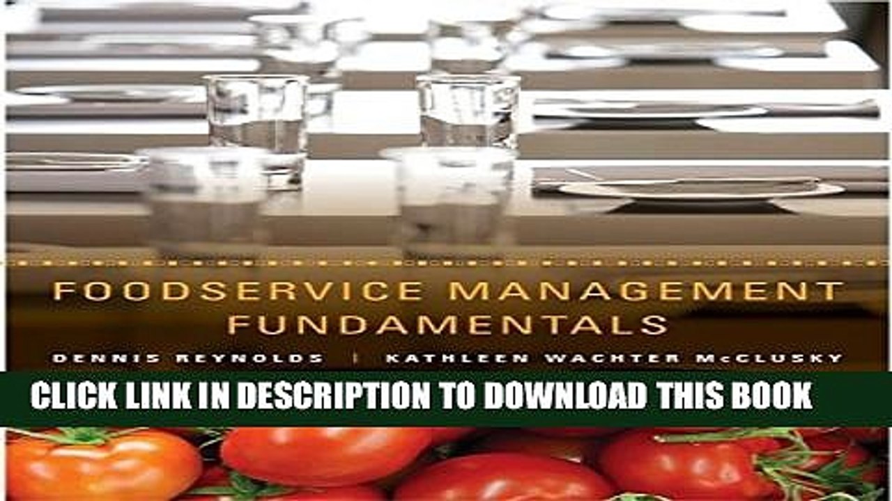 [PDF] Foodservice Management Fundamentals Full Collection
