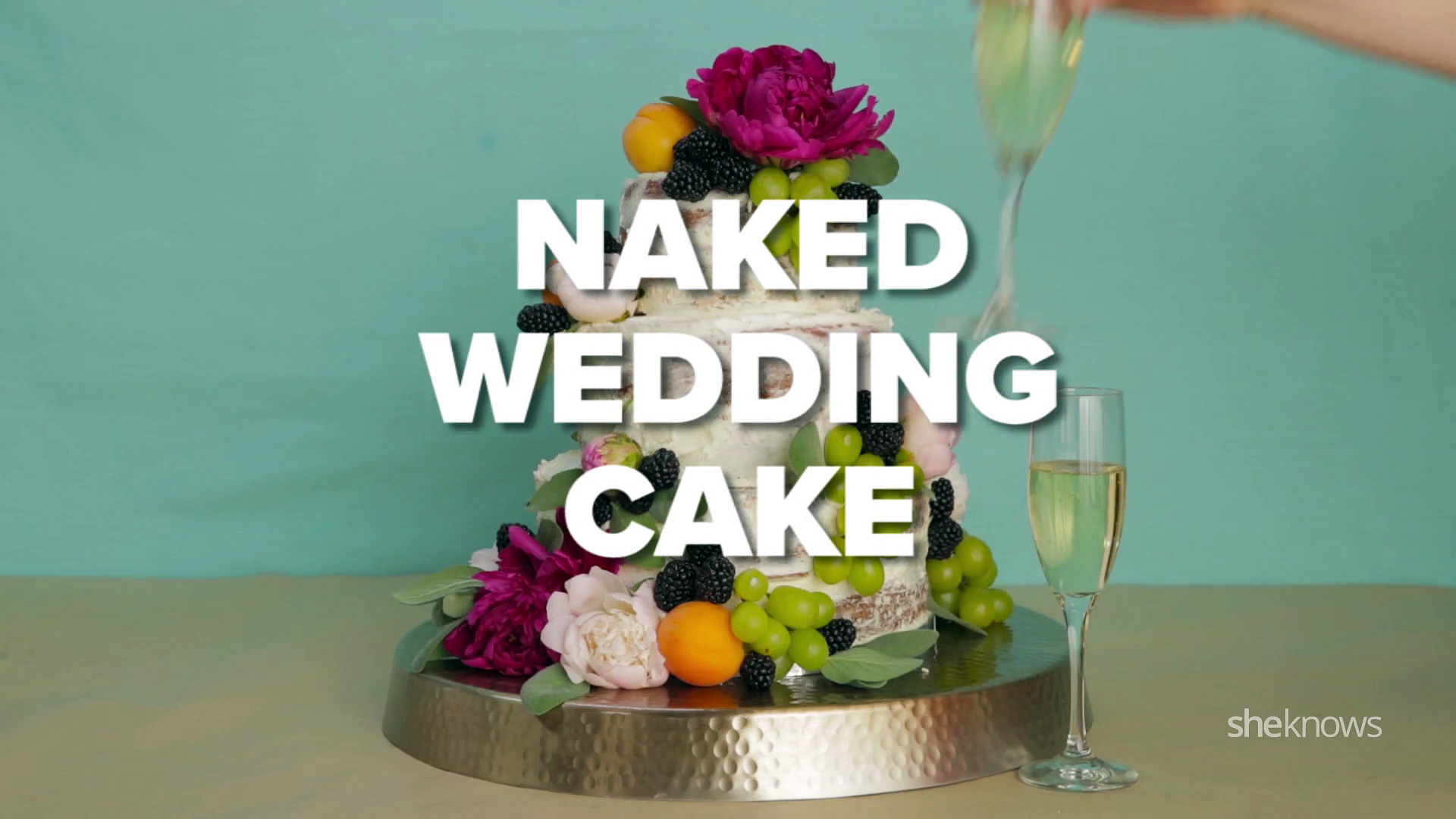 Naked Wedding Cake
