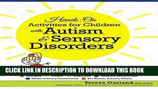 [PDF] Hands-On Activities for Children with Autism   Sensory Disorders Popular Collection