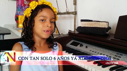 Niña con tan solo 6 Años ya adora a Dios.