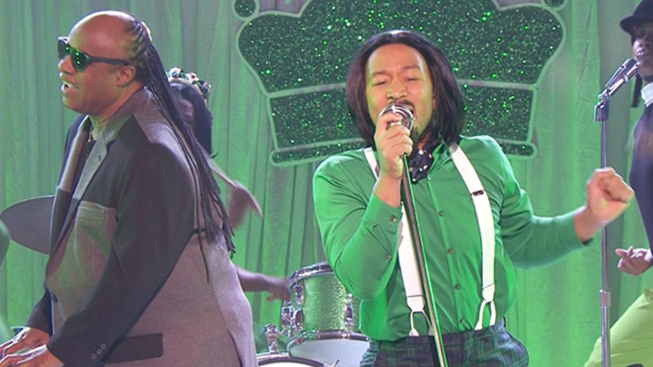 John Legend Performs 'Hey Ya' on 'Lip Sync Battle'