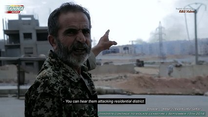 Jihadists continue to violate ceasefire September 15th 2016 Aleppo