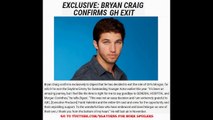 GH MORGAN CORINTHOS EXITS IN NOVEMBER Bryan Craig General Hospital Promo Preview 9-15-16 9-16-16