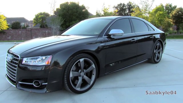 2015 Audi S8 4.0T Quattro Start Up, Quick Drive, and In Depth Review_13