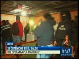 Operativo 'La Mariscal' dejó como saldo 29 detenidos