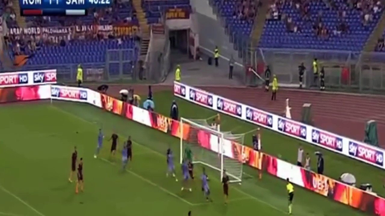 ملخص لمسات محمد صلاح امام سامبدوريا 3-2 ( الملخص + الأهداف كاملة ) حفيظ دراجي HD