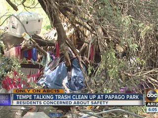 Tempe looking at ways to reduce trash at Papago Park