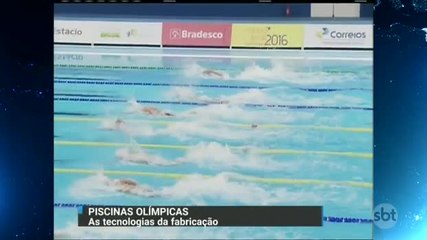 SBT Brasil mostra a tecnologia das piscinas olímpicas