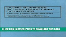 [PDF] Doing Business in Less Developed Countries: Financial Opportunities and Risks Popular Online