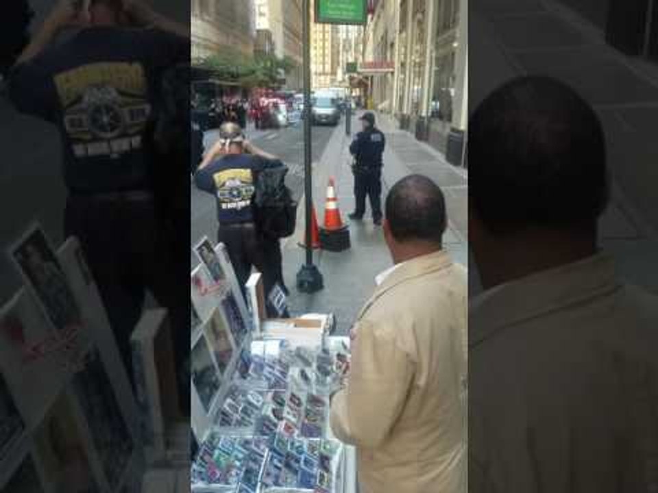 One of Three Police Officers Attacked With Meat Cleaver Walks Away From Scene