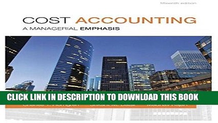 [PDF] Cost Accounting (15th Edition) Popular Online