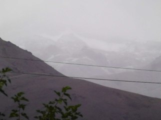 Munzur Dağları'na Yılın İlk Karı Düştü