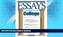 FAVORITE BOOK  Essays That Will Get You into College (Barron s Essays That Will Get You Into