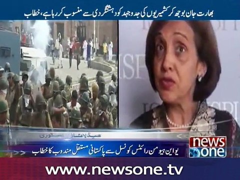 Tehmina Janjua urges UN to send its mission to Kashmir