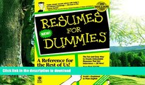 READ BOOK  Resumes for Dummies FULL ONLINE