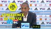 Conférence de presse Olympique de Marseille - Olympique Lyonnais (0-0) : Franck PASSI (OM) - Bruno GENESIO (OL) - 2016/2017