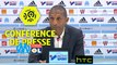 Conférence de presse Olympique de Marseille - Olympique Lyonnais (0-0) : Franck PASSI (OM) - Bruno GENESIO (OL) - 2016/2017